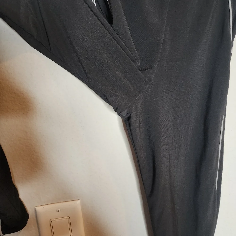 ASOS AYM highrise bodycon black legging with‎ contrast piping. Size XS.